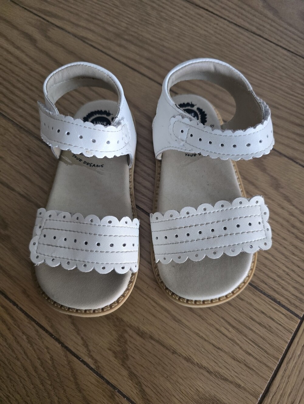 Livie & Luca White Toddlers Sandals 8C